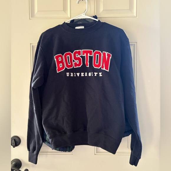 Champion Tops - Boston university crewneck sweatshirt